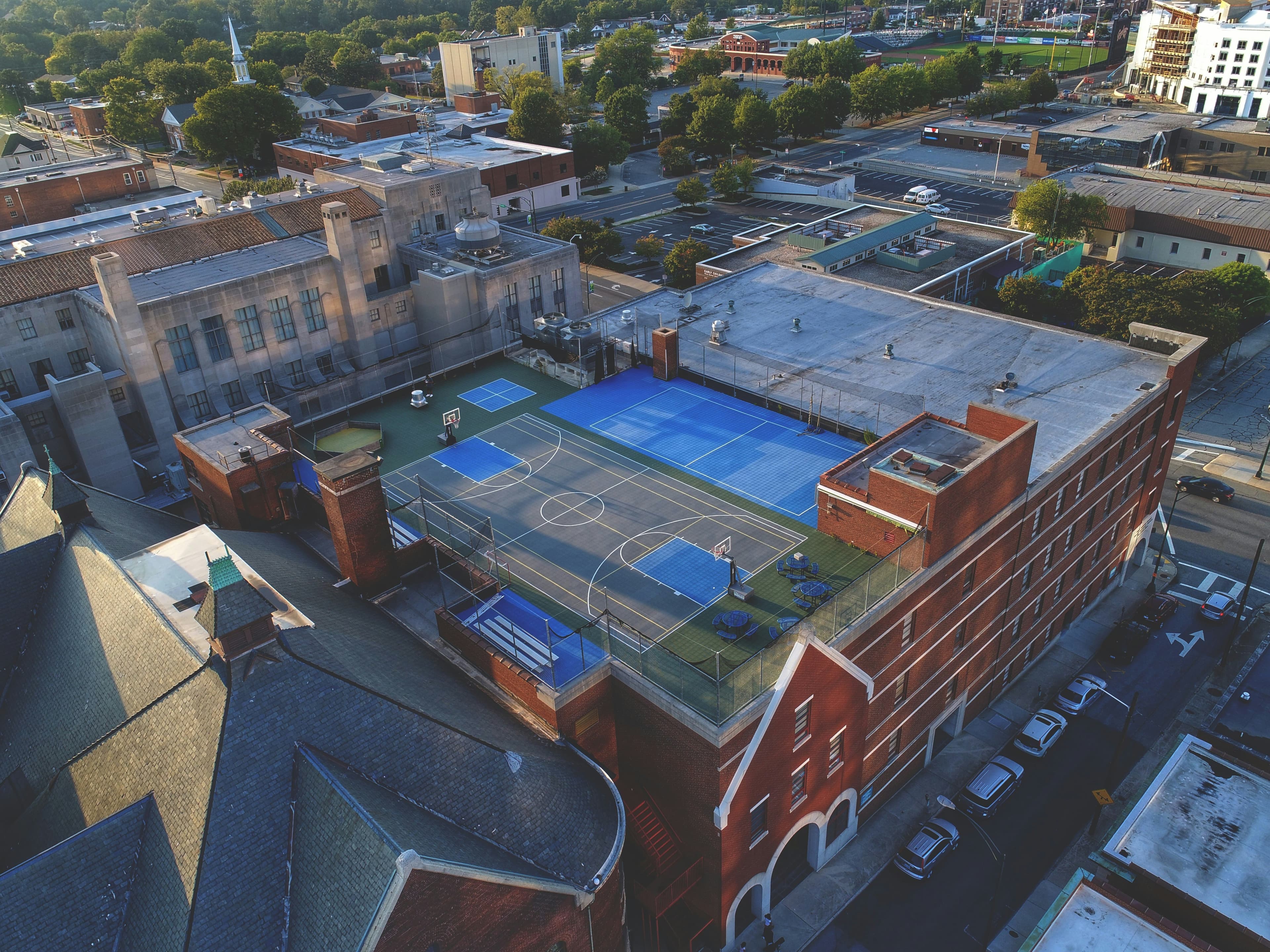 Equipa desportiva em campo